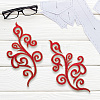 Ethnic Style Flower Pattern Computerized Embroidery Appliques LS-PATC-WH20017-21A-3