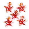 Handmade Lampwork Pendants LAMP-C015-02H-1