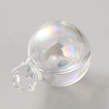 High Borosilicate Glass Bottle Pendants GLAA-WH0010-02D-2