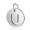 Non-Tarnish 304 Stainless Steel Charms STAS-S105-T514S-U-1