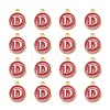 Golden Plated Alloy Enamel Charms X-ENAM-S118-08D-2