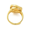 Brass Micro Pave Cubic Zirconia Adjustable Ring Settings KK-K297-05G-3