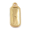 Brass Micro Pave Cubic Zirconia Charms ZIRC-I054-12G-04-3