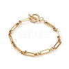 304 Stainless Steel Figaro Chain Bracelets BJEW-JB05838-1