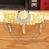 Moon & Chain Metal Hair Bands PW-WG63593-13-1