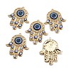 Alloy Enamel Pendants ENAM-WH0001-14G-2