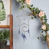 Star Moon Woven Web/Net with Feather Wall Hanging Decorations PW-WG88988-01-4
