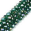 Electroplate Glass Beads Strands EGLA-A044-T6mm-B18-1