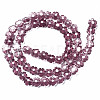 Handmade Millefiori Glass Bead Strands LAMP-J035-6mm-33-3