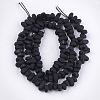 Spray Painted Non-magnetic Synthetic Hematite Beads Strands G-T116-19-17-2