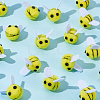 60Pcs Bees Polyester Wool Pom Pom Ball DIY-CY0003-29-7