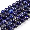 Natural Lapis Lazuli Round Beads Strands X-G-I181-09-10mm-2