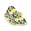 Alloy Enamel Pendants X-ENAM-R146-01D-2