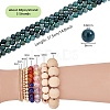3Strands Natural Moss Agate Beads Strands G-PH0002-93-5