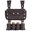 Retro PU Leather Magic Potions Belt Pouch Waist Bags AJEW-WH20009-43-1