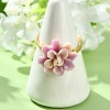 Synthetic Shell Dyed Finger Rings RJEW-JR01057-6
