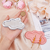 2Pcs 2 Colors Resin Jewelry Plate AJEW-DC0001-51-3