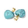 Synthetic Turquoise Pendants G-I311-A33-G-2