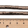 Electroplated Non-magnetic Synthetic Hematite Beads Strands G-G089-B02-08-4