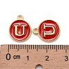 Golden Plated Alloy Enamel Charms LS-ENAM-S118-03U-3