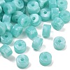 Two-Color Opaque Acrylic Imitation Gemstone Beads AC-CBA3EFE-02B-1