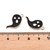 Halloween Theme Alloy Enamel Pendants PALLOY-N176-40B-RS-3