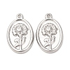 304 Stainless Steel Pendants STAS-I358-12P-09-1