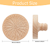 Beech Wood Cookie Molds AJEW-WH0083-45A-2