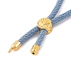 Nylon Cords Bracelet Makings Fit for Connector Charms AJEW-P116-01G-25-3