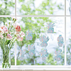 Waterproof PVC Colored Laser Stained Window Film Adhesive Stickers DIY-WH0256-028-7