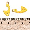 304 Stainless Steel Enamel Pendants STAS-A139-02D-G-3