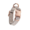 Nylon Dog Collar with Rose Gold Iron Quick Release Buckle PW-WG25675-08-1