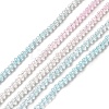 Transparent Gradient Color Glass Beads Strands GLAA-H021-01A-17-2