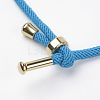 Cotton Twisted Cord Bracelet Making MAK-L012-02-2