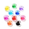 Transparent Acrylic European Beads TACR-P009-C01-1