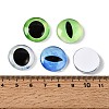 Printed Transparent Glass Cabochons GL-CBAA22A-13-3