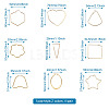 Iron Hoop Earrings EJEW-TA0010-07-9