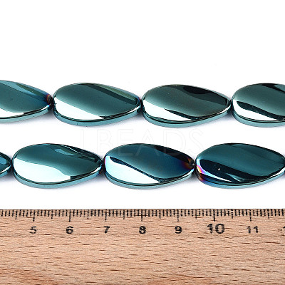 Electroplate Glass Beads Strands EGLA-N055-02M-1