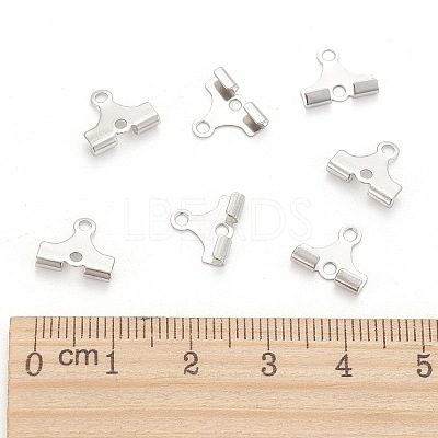 Tarnish Resistant 304 Stainless Steel Folding Crimp Ends LS-STAS-M250-02-1