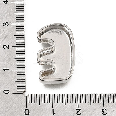 Brass Slide Charms KK-Z163-01P-E-1