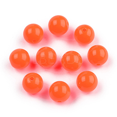 Fluorescent Acrylic Beads X-MACR-R517-8mm-03-1