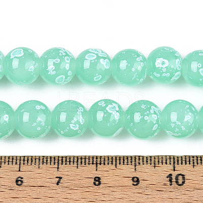 Baking Paint Glass Beads X1-DGLA-N015-10mm-07-1