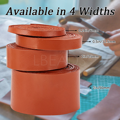 2M Flat Leather Cord LC-WH0007-07A-03-1