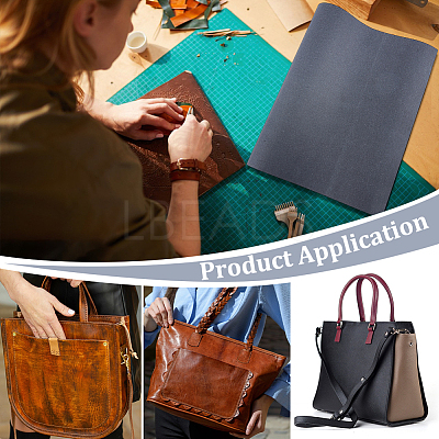 Leather Debris & Paper Fiber & Glue Stiffener Sheets for Bag Lining AJEW-WH0609-821B-1