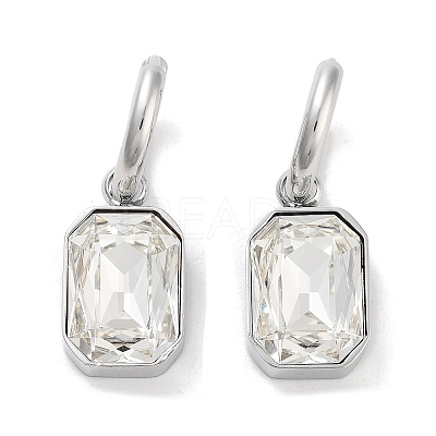 304 Stainless Steel Hoop Earring Hand Polished EJEW-C017-06P-03-1