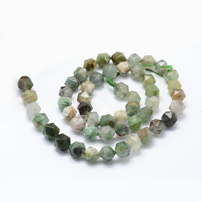 Natural Chrysoprase Beads Strands G-F523-34-10mm-1