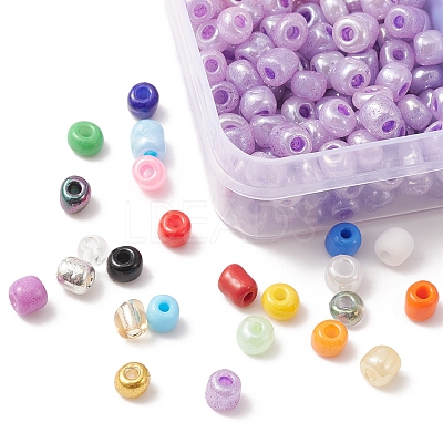 420G 28 Style 6/0 Glass Seed Round Beads SEED-FS0001-06-1