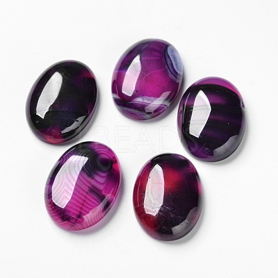 Natural Dragon Veins Cabochons X-G-F296-03-18X25mm-1