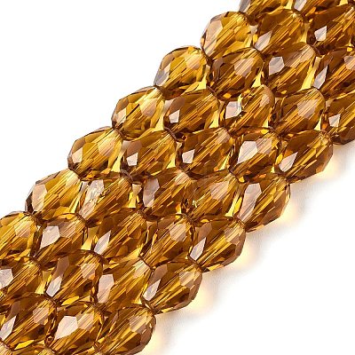 Transparent Glass Beads Strands X-EGLA-N013-T6mm-D16-1