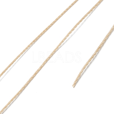 Round Waxed Polyester Thread String YC-D004-02C-138-1-1